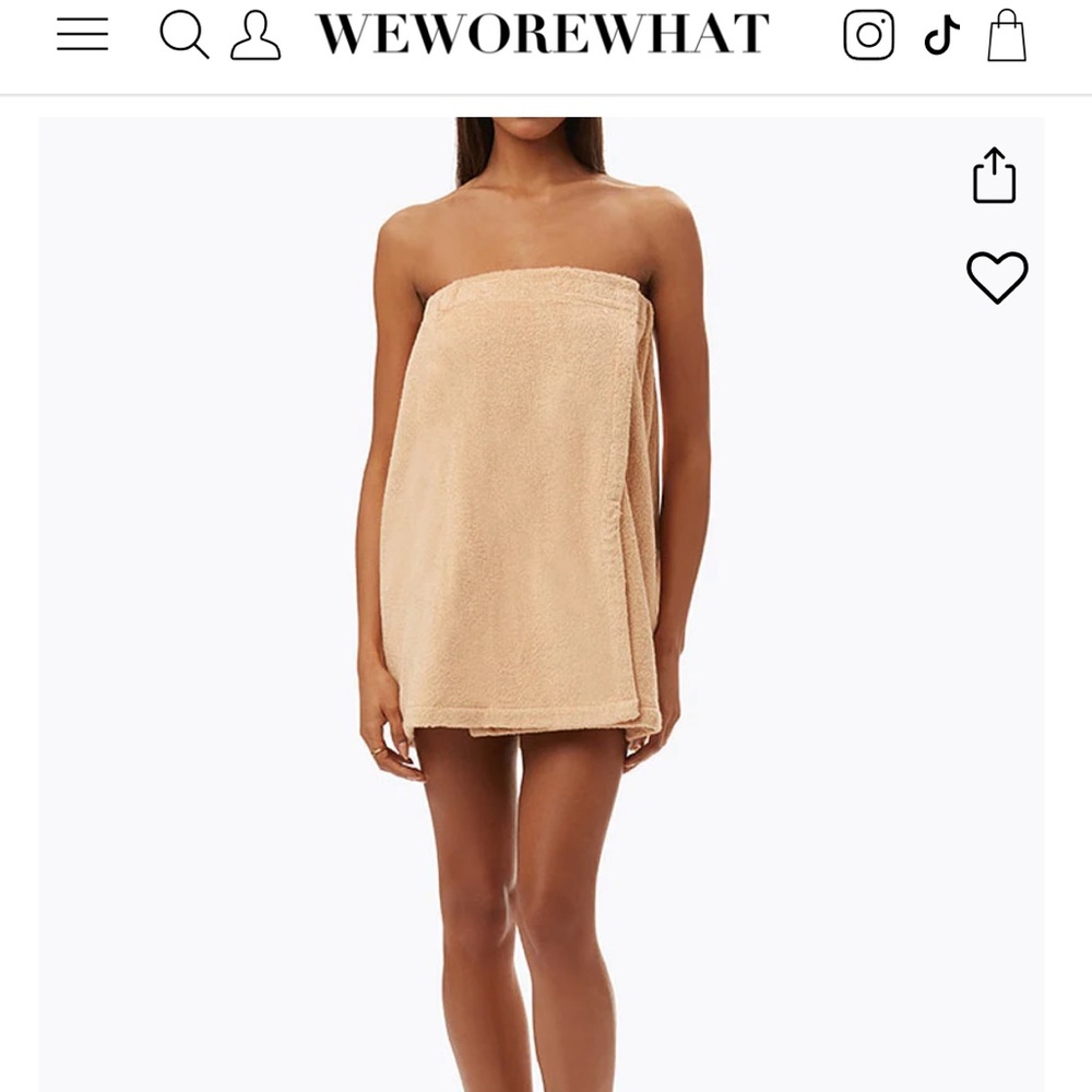 We wore what Towel Terry Wrap- brand new